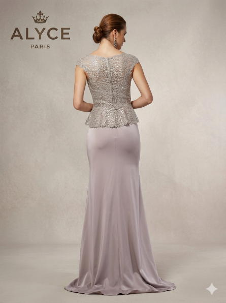 Special Occasion Scoop Neckline Chic Straight Dress - Image 3