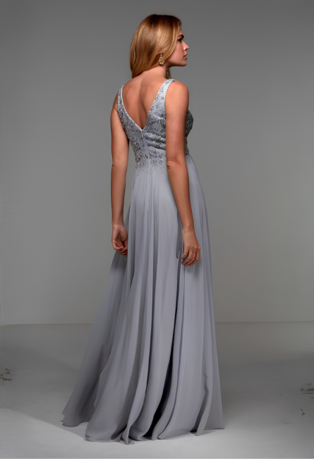 Special Occasion Sweetheart Neckline Elegant A Line Dress - Image 3