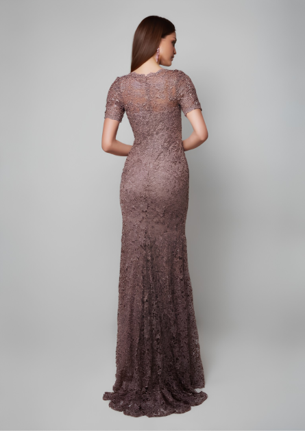 Special Occasion V-Neckline Chic Straight Dress - Image 3