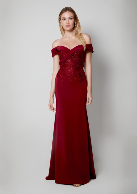 Special Occasion Illusion Neckline Sexy Straight Dress - Image 4