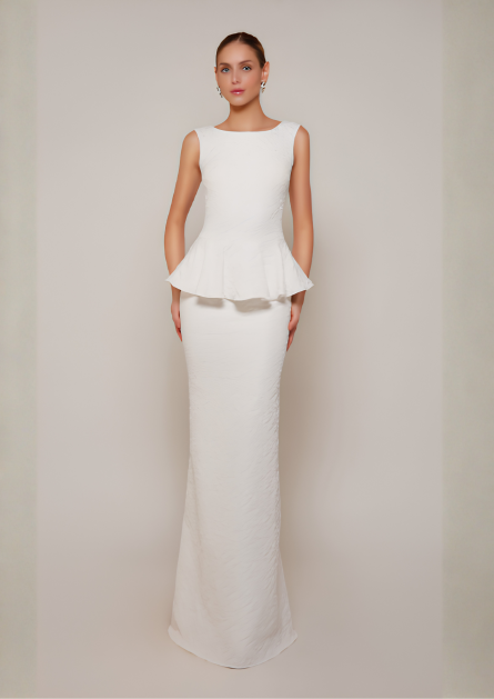 Special Occasion Scoop Neckline Chic Straight Dress - Image 3