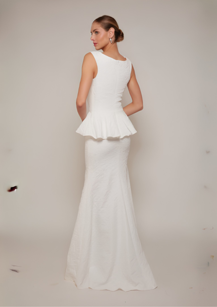 Special Occasion Scoop Neckline Chic Straight Dress - Image 4